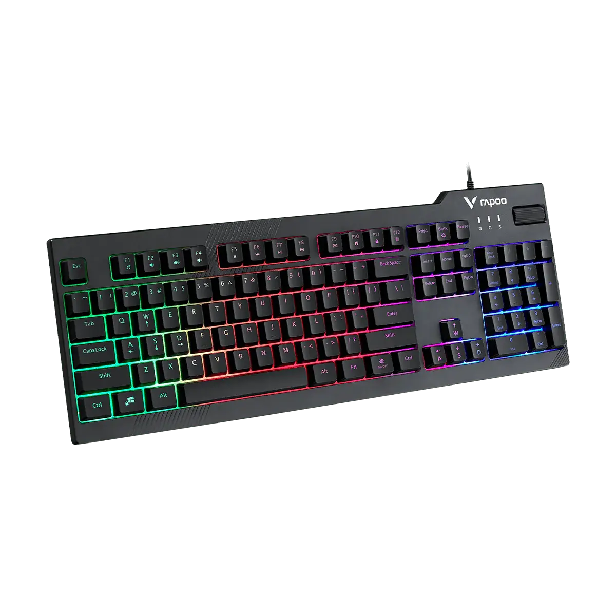Rapoo V50S RGB Backlit Gaming Keyboard - Black