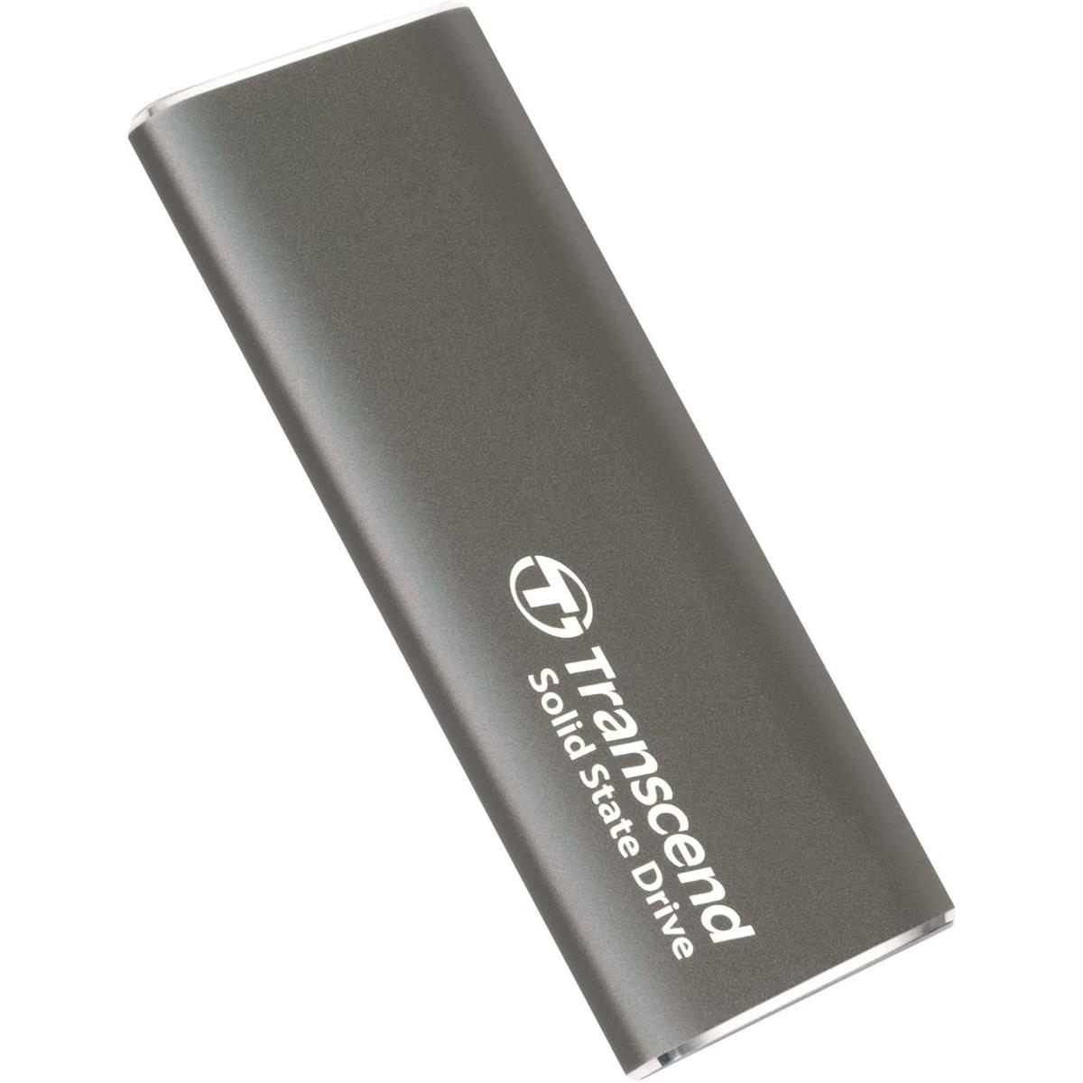 Transcend ESD265C 500GB External Solild State Drive, Portable SSD