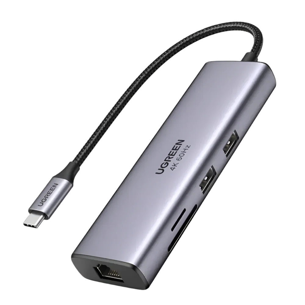 60515 UGREEN USB-C Multifunction Adapter with Ethernet Interface